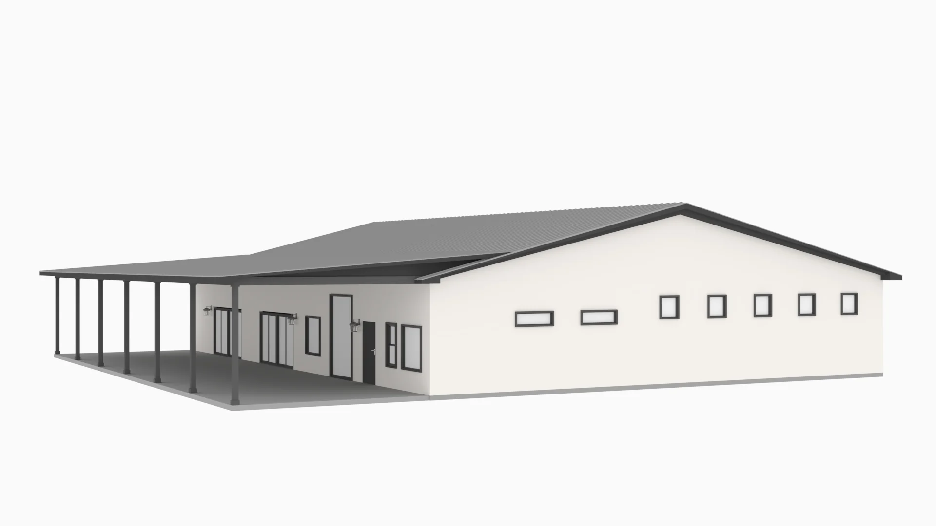 PL-62834 Edison Barndominium House Plan - Image 11
