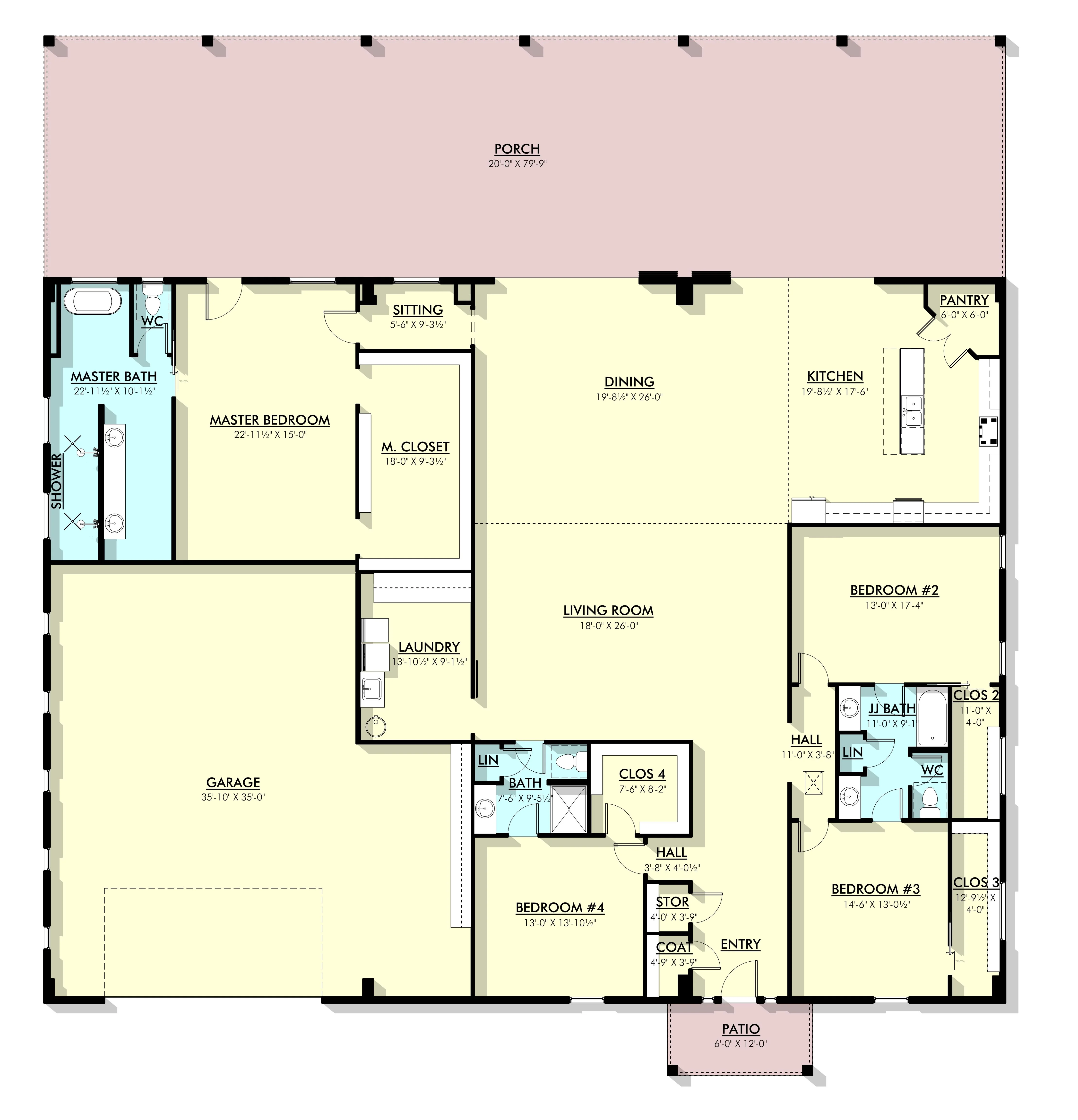 PL-62834 Edison Barndominium House Plan - Image 16