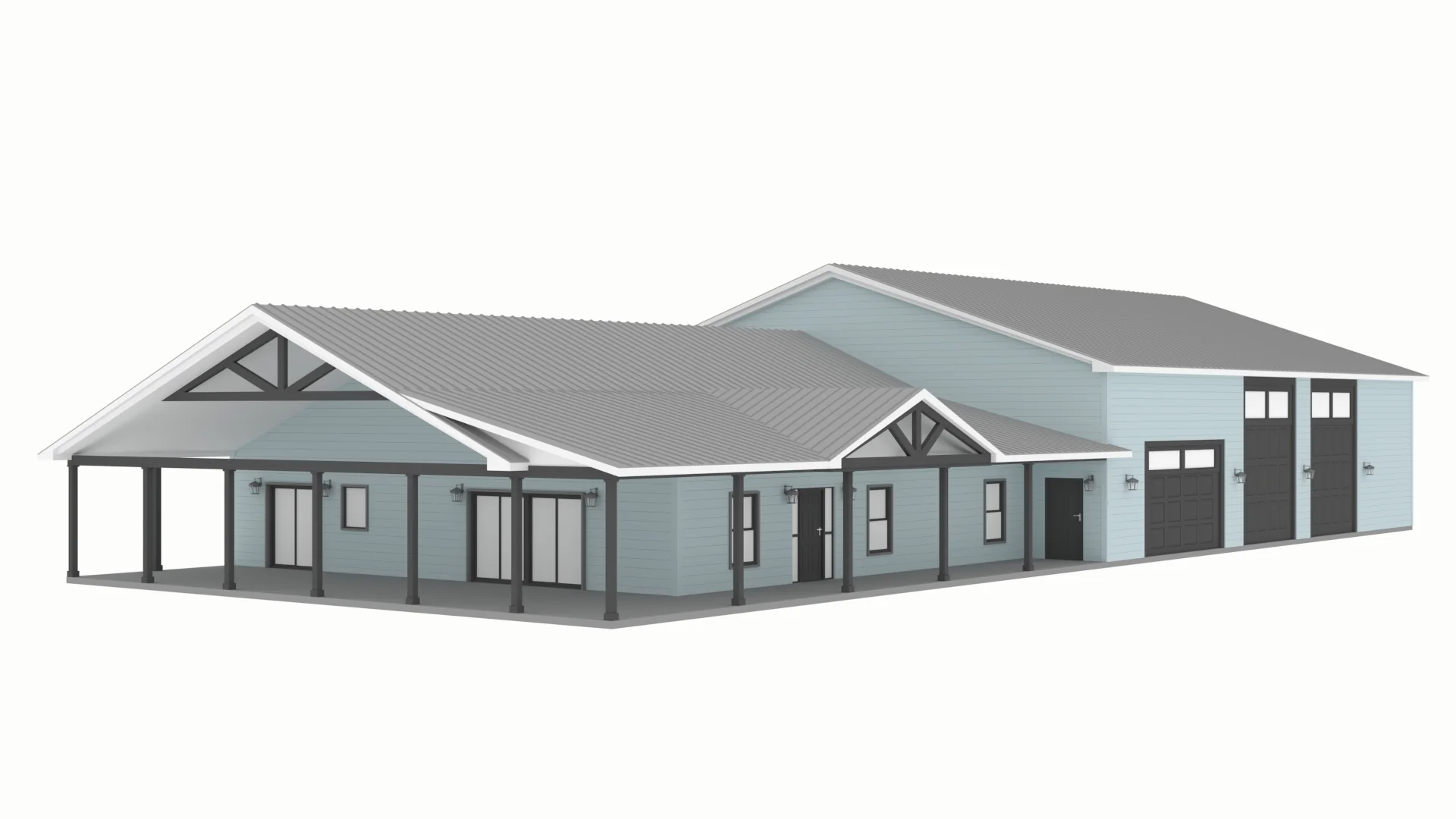 PL-62835 Gail Barndominium House Plan - Image 10