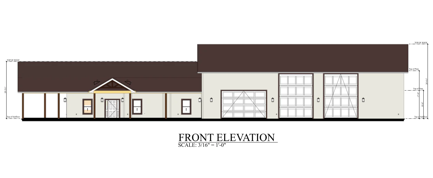 PL-62835 Gail Barndominium House Plan - Image 11