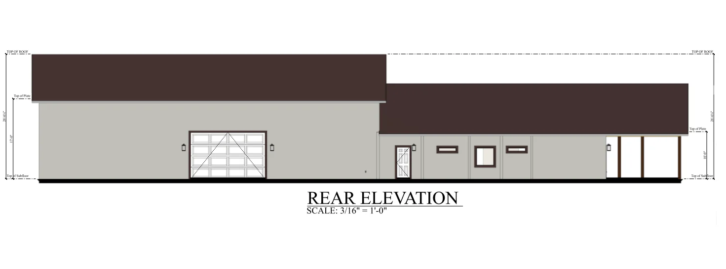 PL-62835 Gail Barndominium House Plan - Image 12