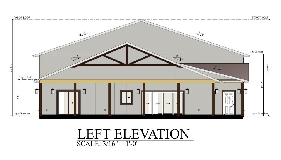 PL-62835 Gail Barndominium House Plan - Image 13