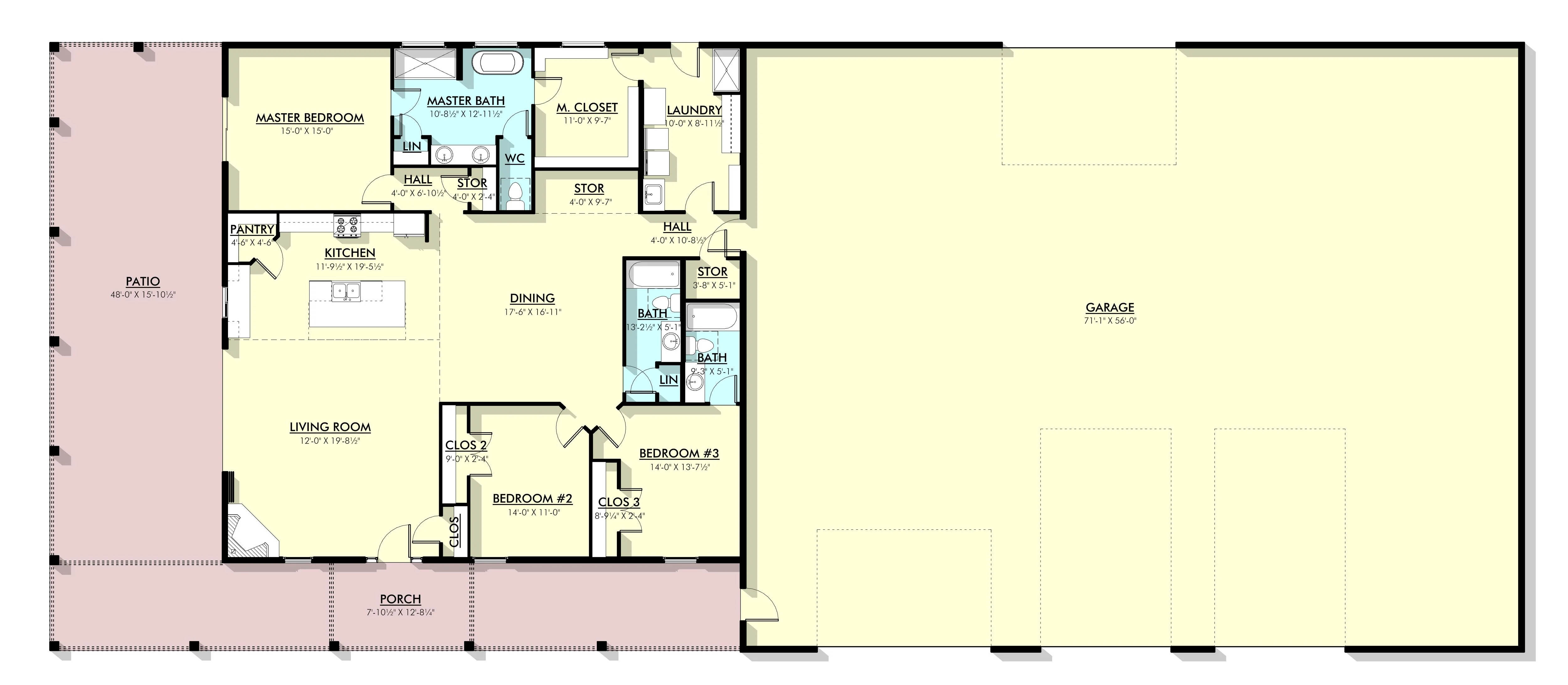 PL-62835 Gail Barndominium House Plan - Image 15