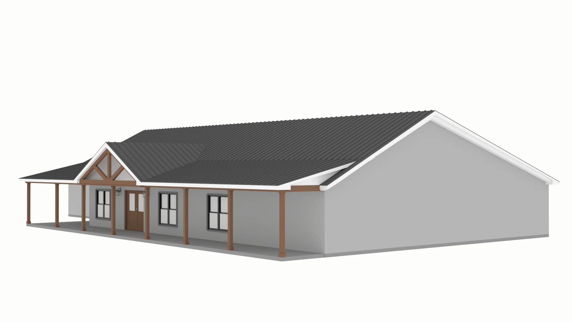 PL-62837 Hawk Barndominium House Plan - Image 10