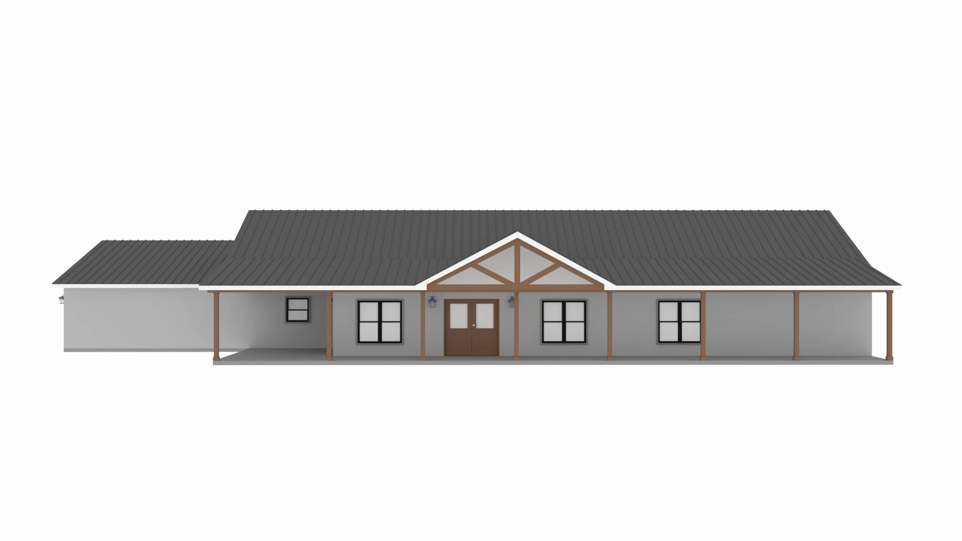 PL-62837 Hawk Barndominium House Plan - Image 9