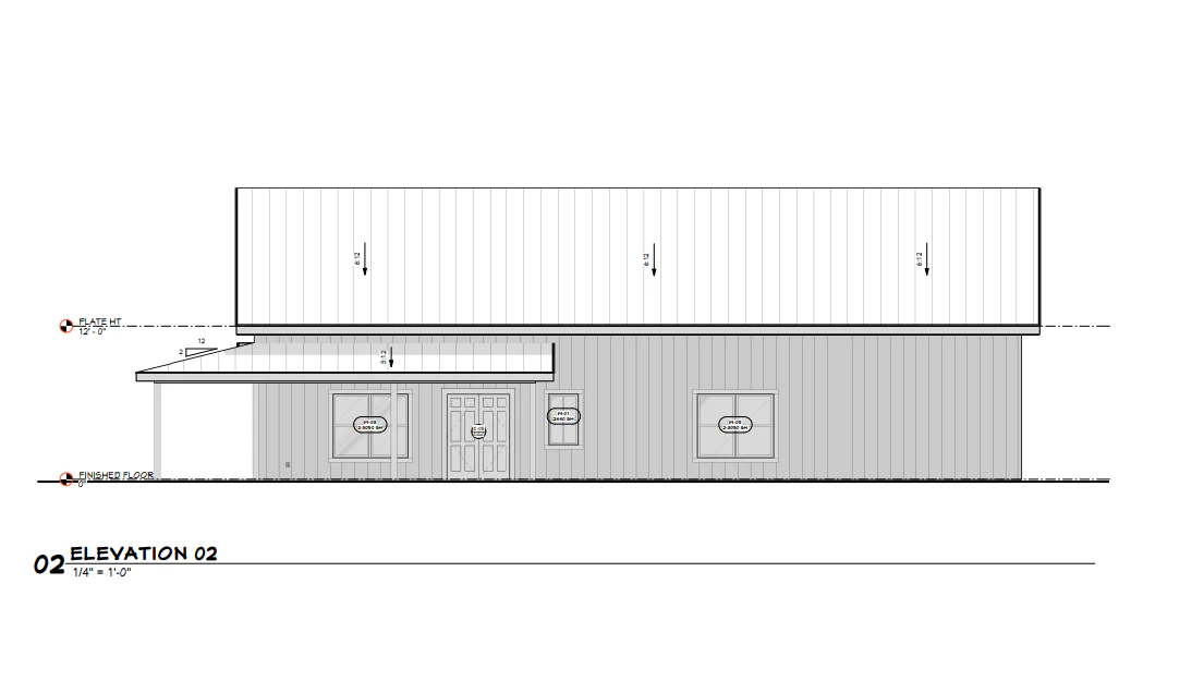 PL-62838 Floyd Barndominium House Plan - Image 4