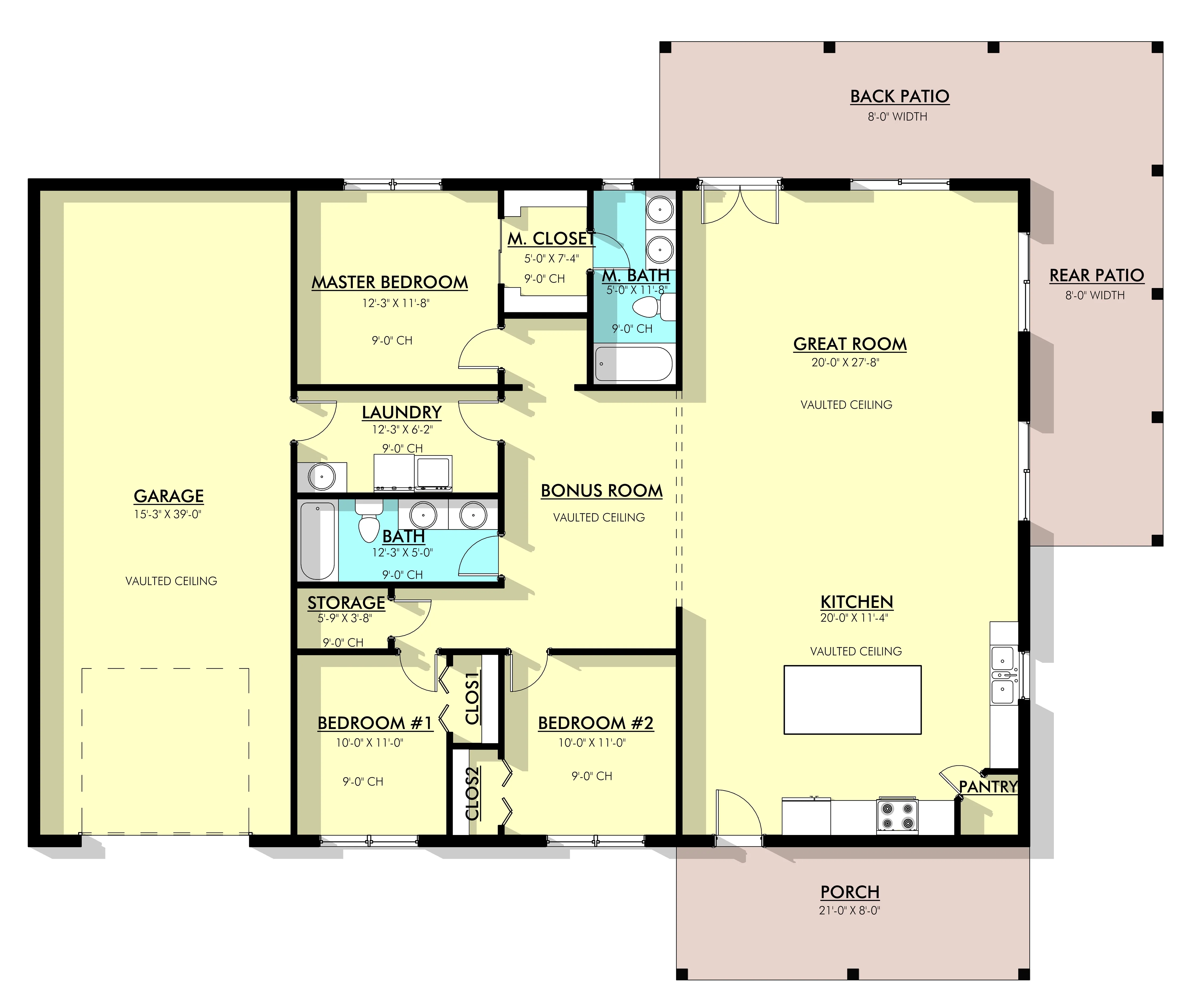 PL-62838 Floyd Barndominium House Plan - Image 6