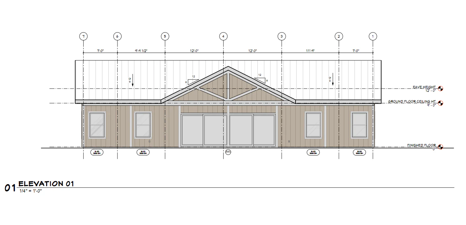 PL-62840 Dean Barndominium House Plan - Image 4