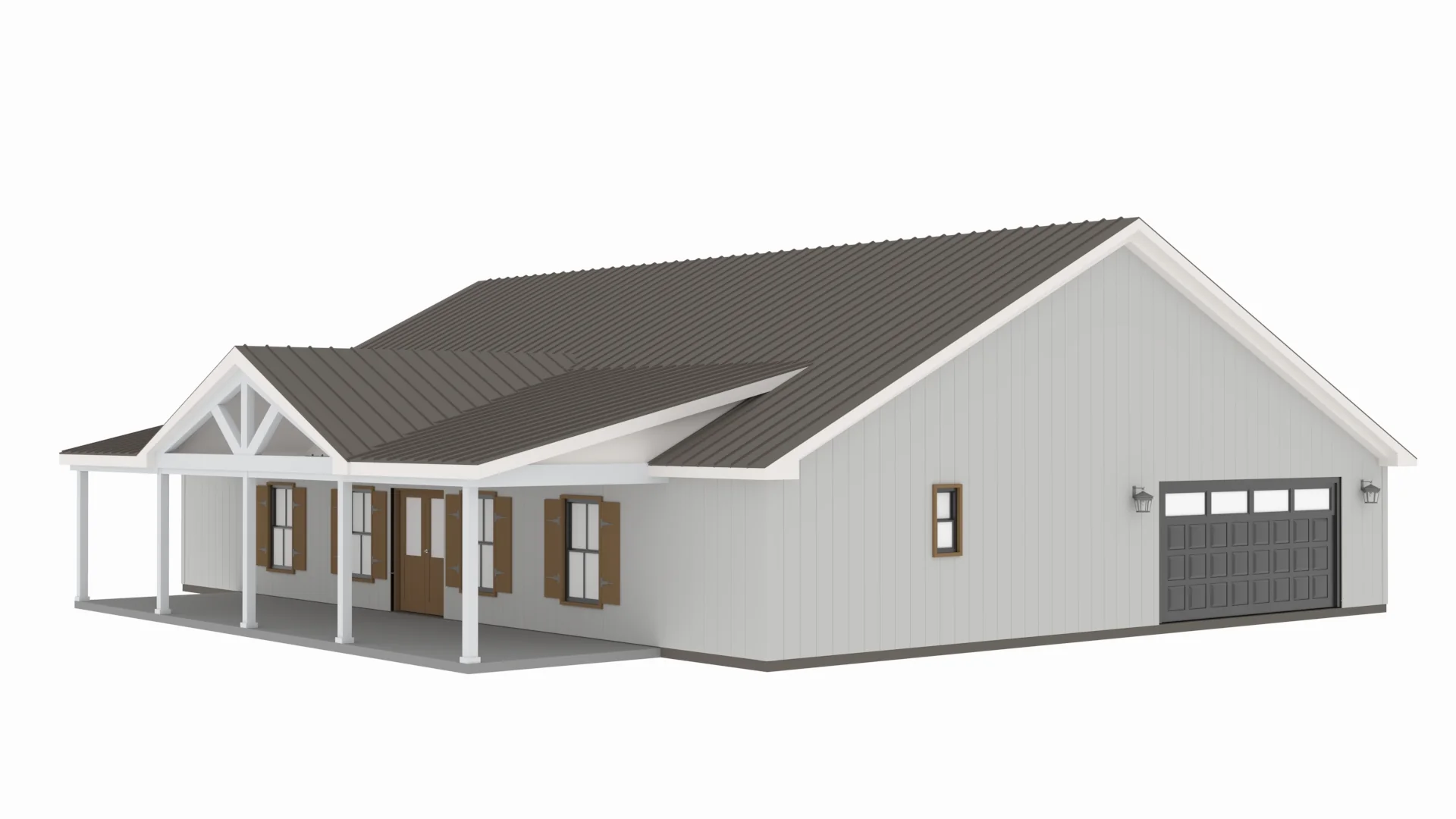 PL-62841 Donnahoe Barndominium House Plan - Image 14