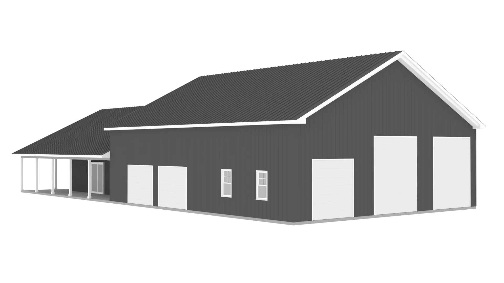 PL-62843 Garst Barndominium House Plan - Image 10