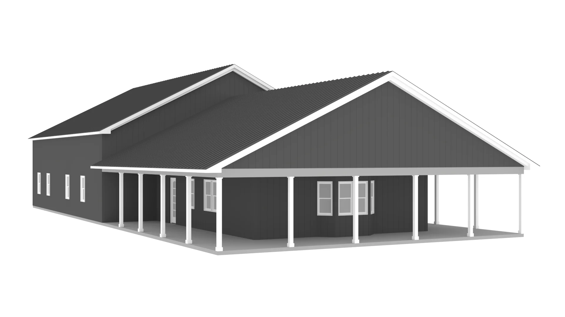 PL-62843 Garst Barndominium House Plan - Image 11