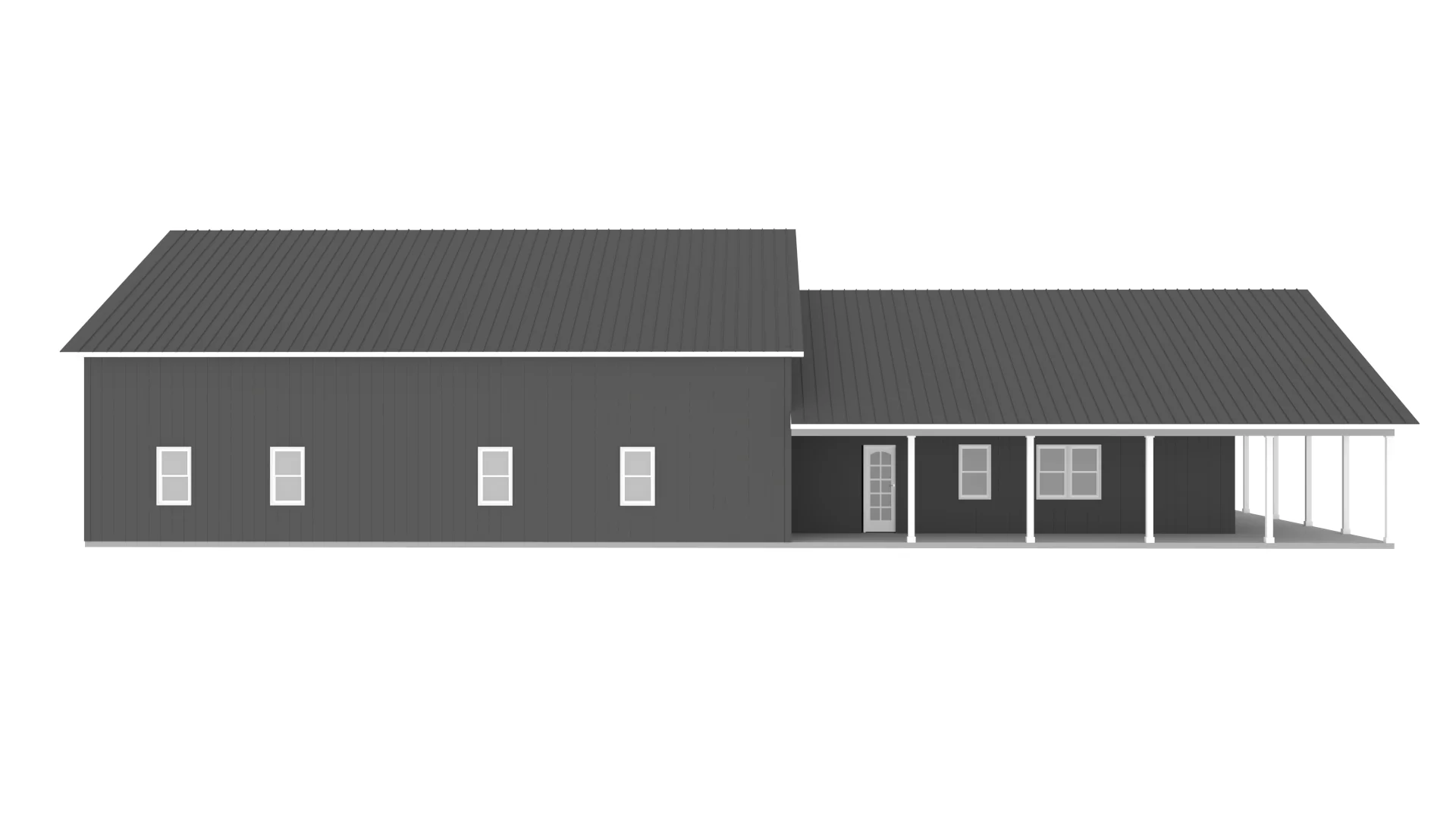 PL-62843 Garst Barndominium House Plan - Image 12