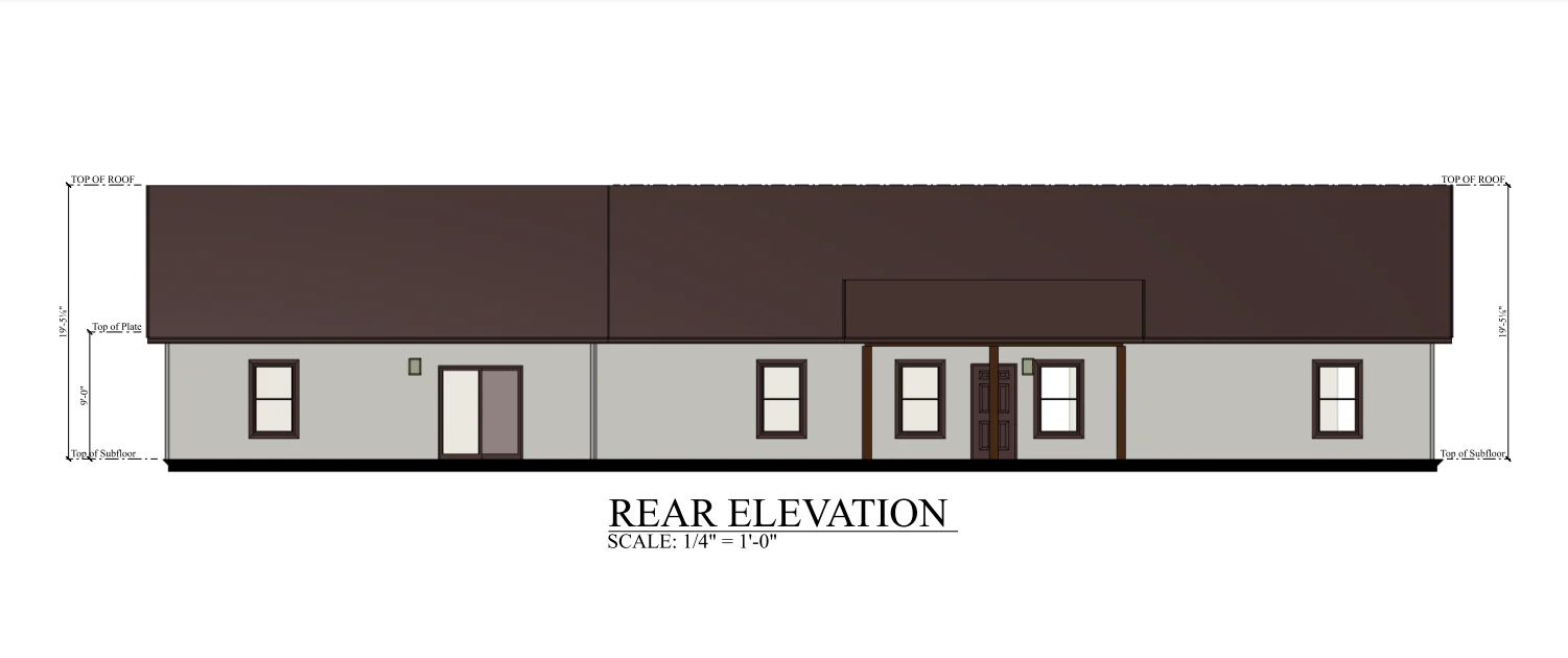 PL-63001 Shayna Barndominium House Plan - Image 7