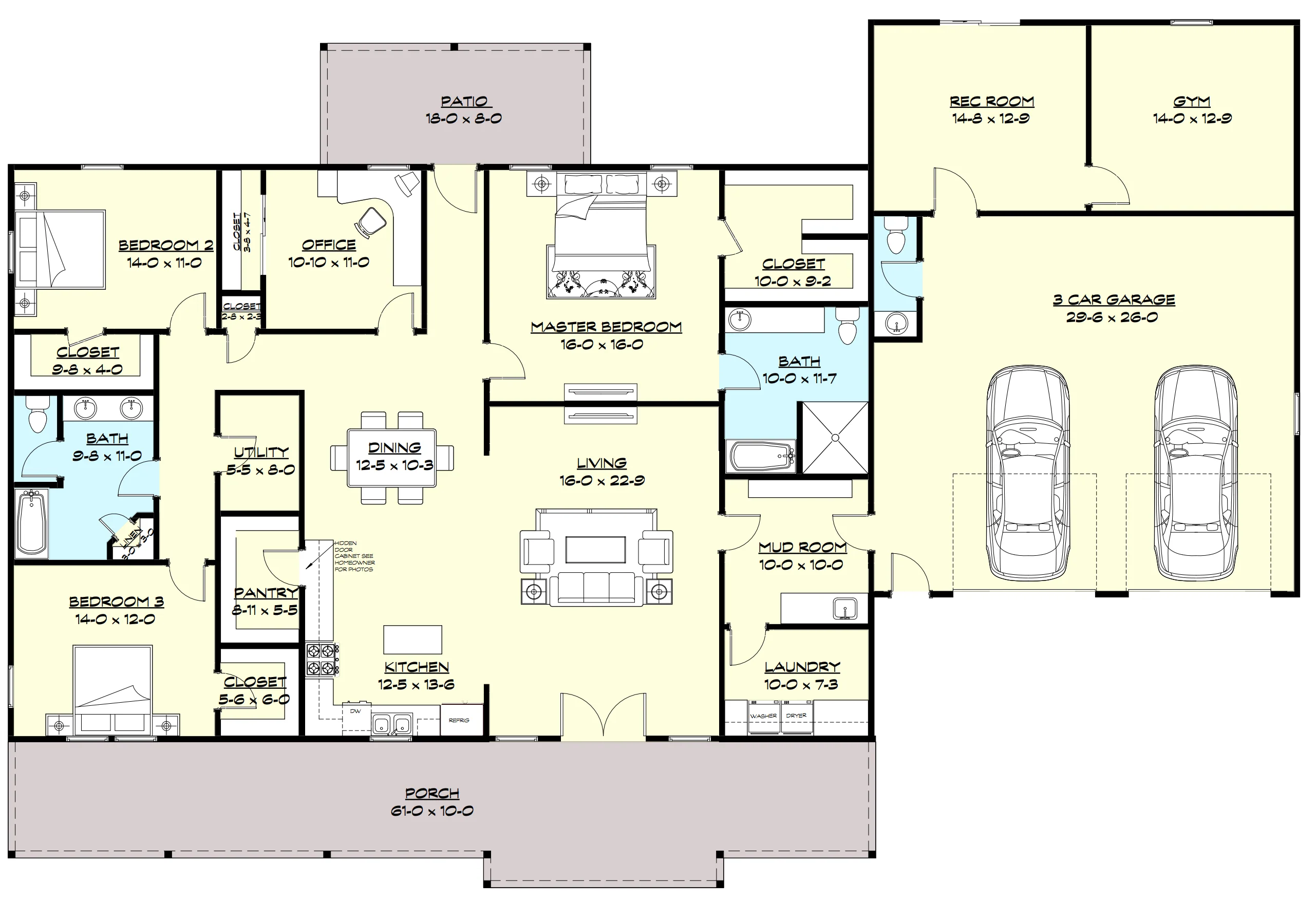 PL-63001 Shayna Barndominium House Plan - Image 8