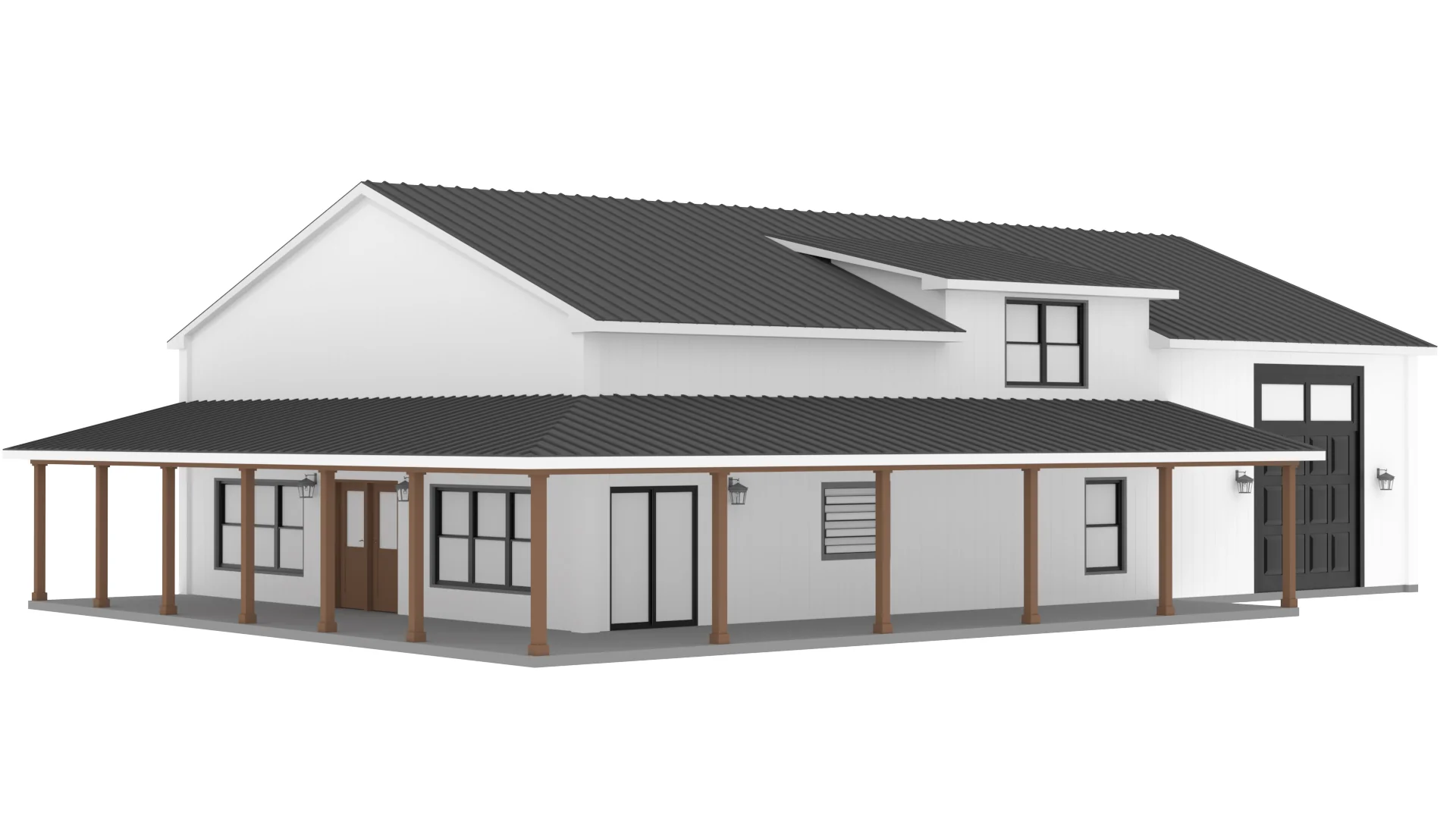 PL-63002 Graham Barndominium House Plan - Image 10