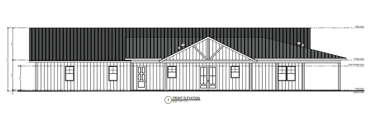 PL-63301 Windermere Barndominium House Plan - Image 11