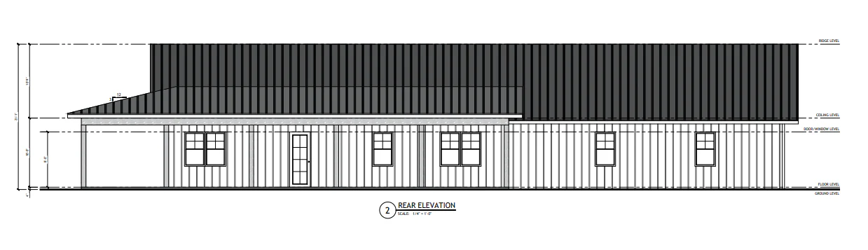 PL-63301 Windermere Barndominium House Plan - Image 12