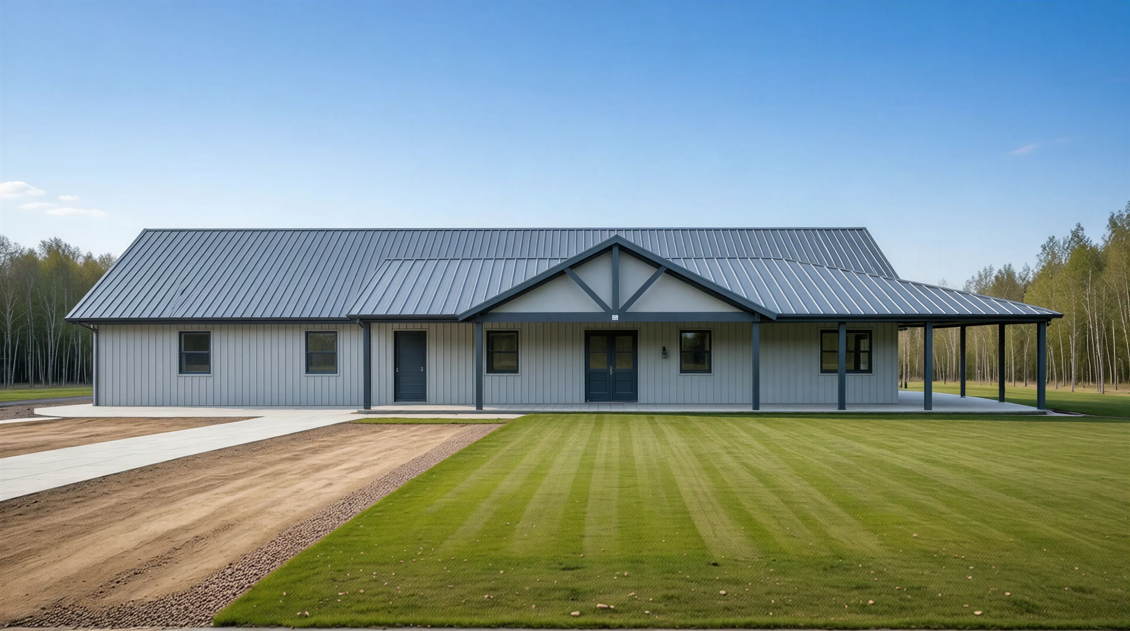 PL-63301 Windermere Barndominium House Plan - Image 4