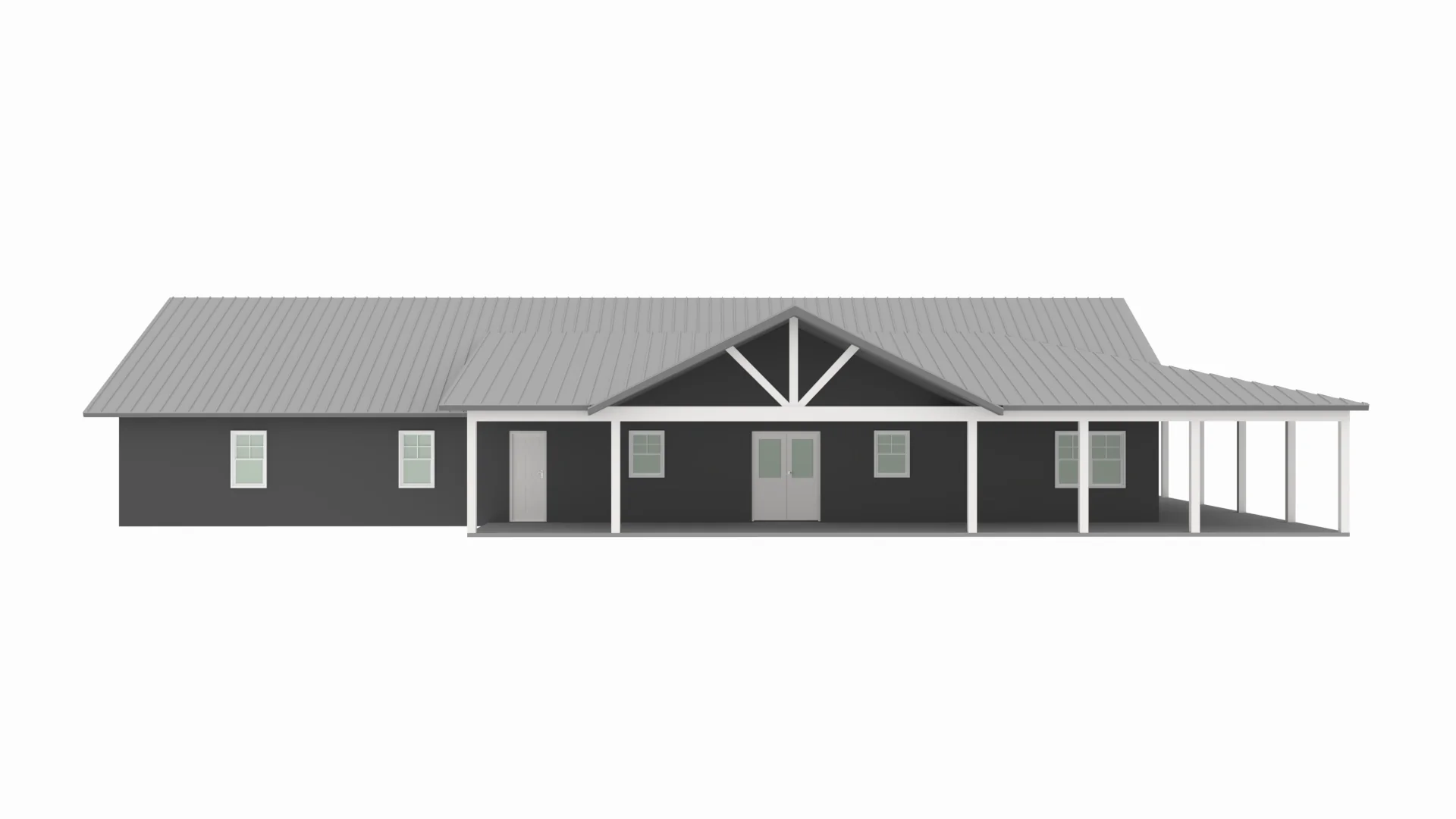 PL-63301 Windermere Barndominium House Plan - Image 7