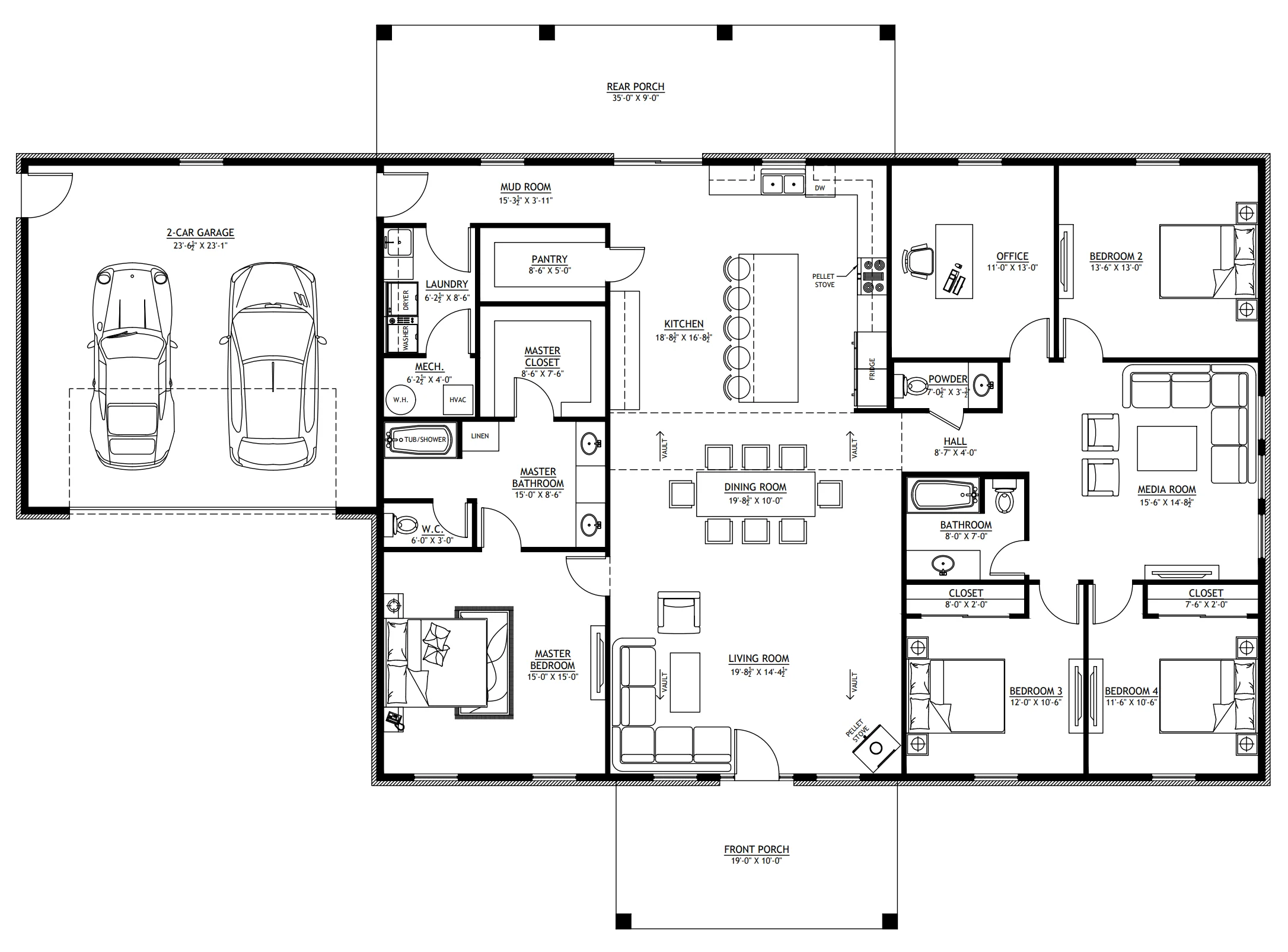 PL-64001-J Jason Barndominium House Plan - Image 18