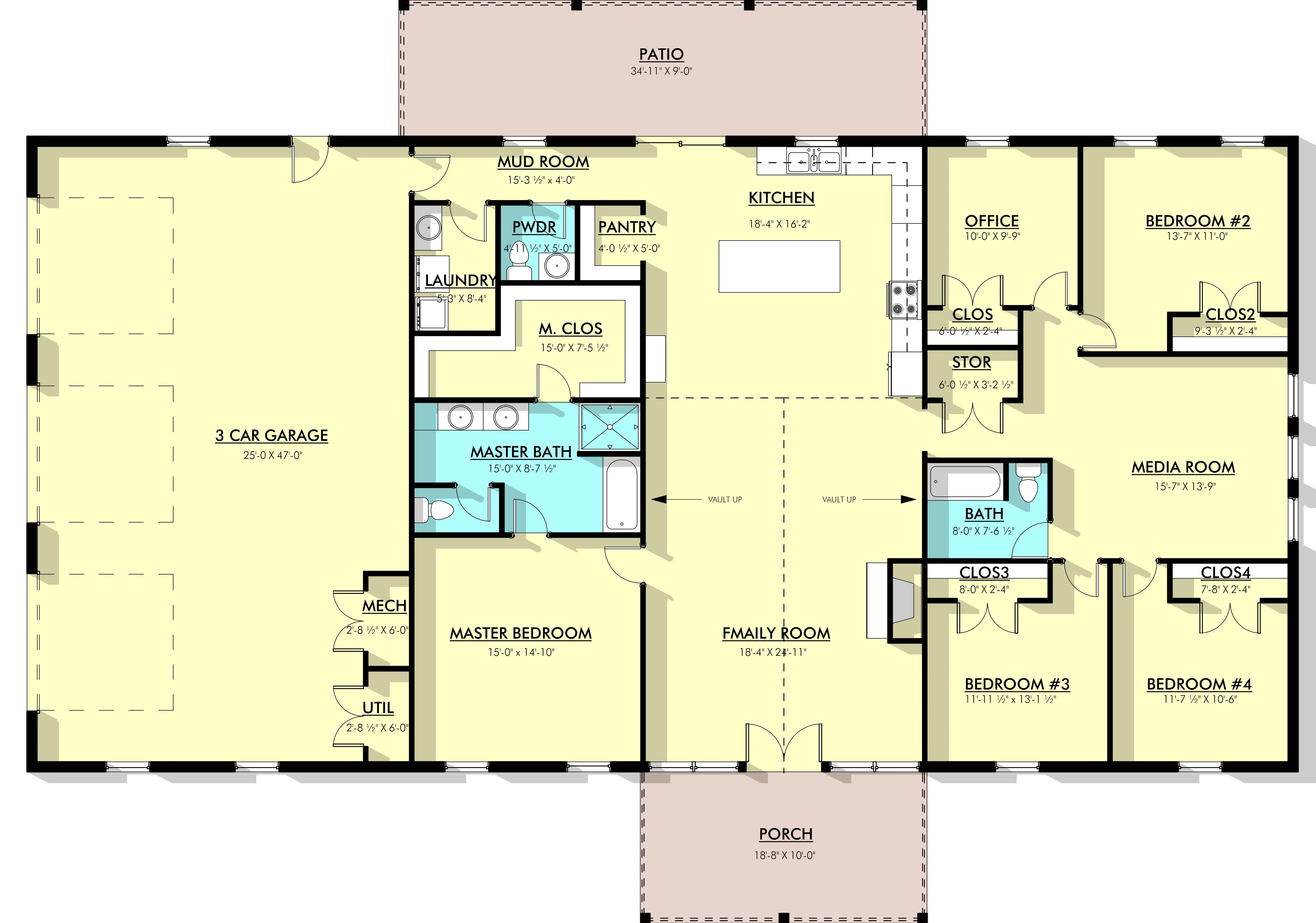 PL-64001 Skipper Barndominium House Plan - Image 12