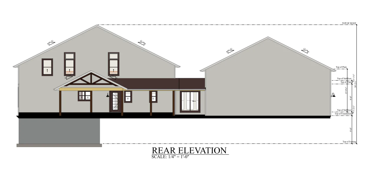 PL-64002 Gillian Barndominium House Plan - Image 3