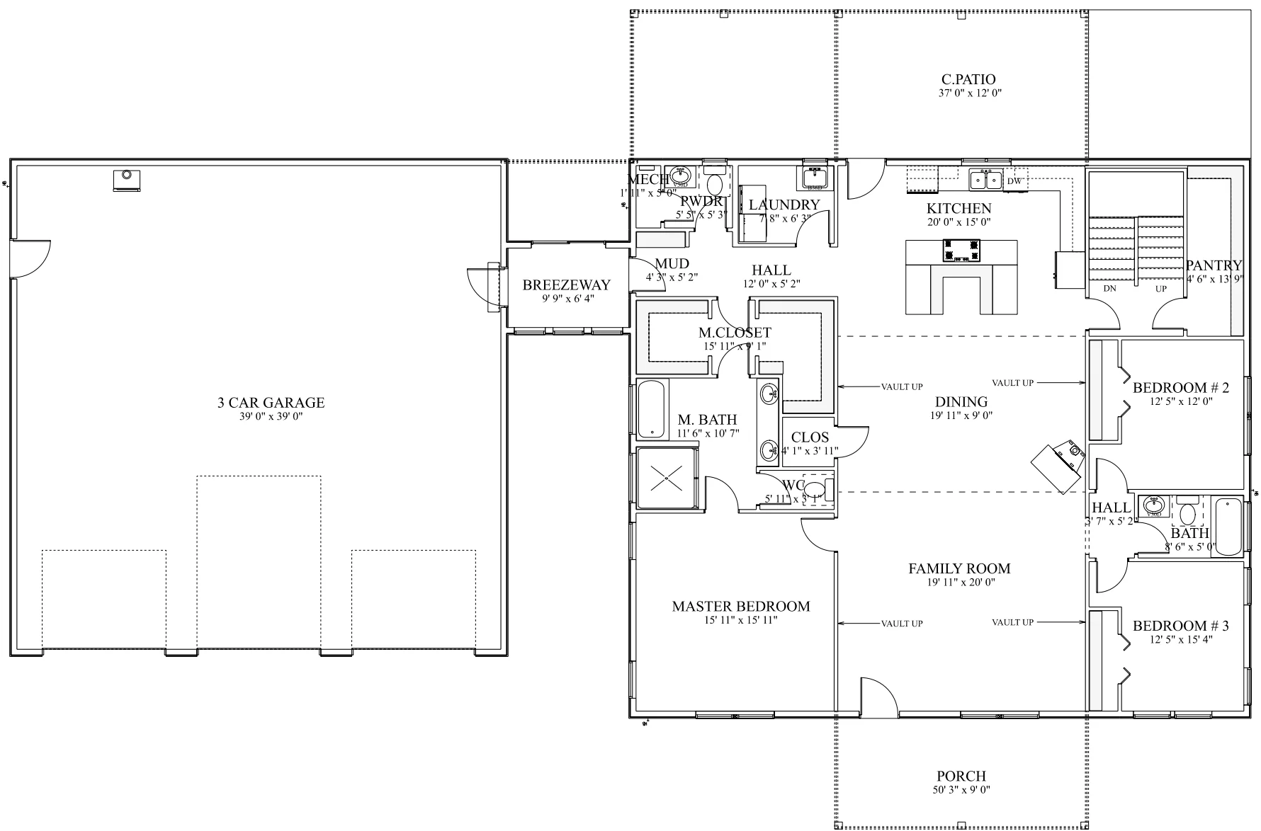 PL-64002 Gillian Barndominium House Plan - Image 4