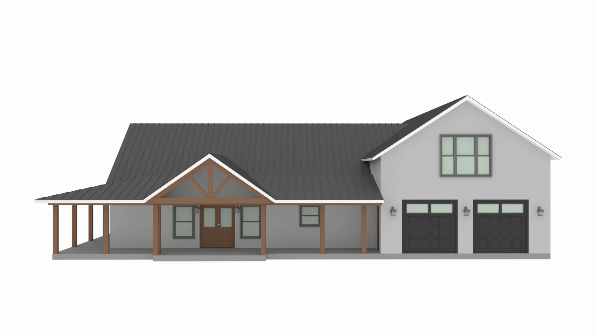 PL-64003 Vivian Barndominium House Plan - Image 3