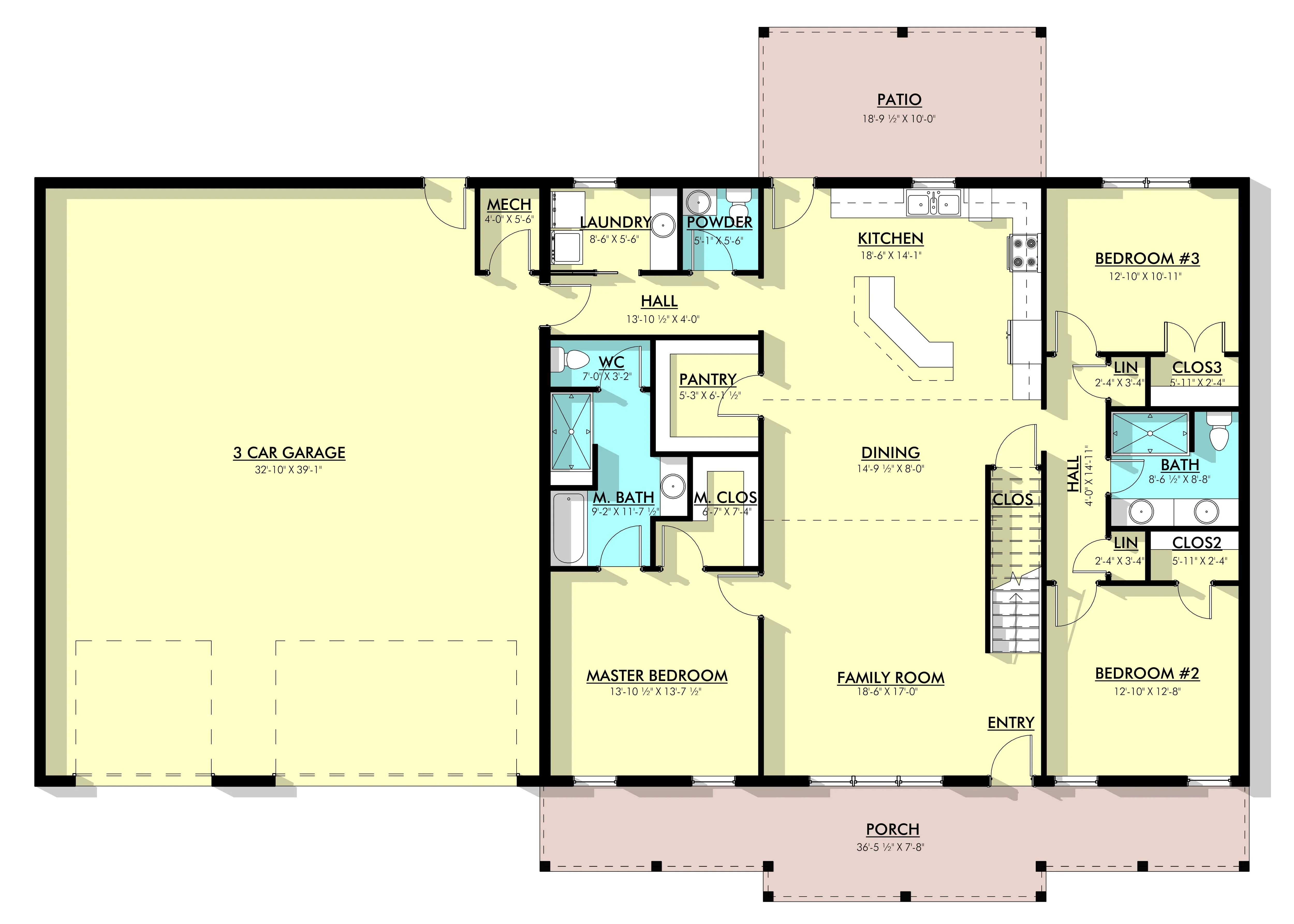 PL-64006 Sagewood Barndominium House Plan - Image 10
