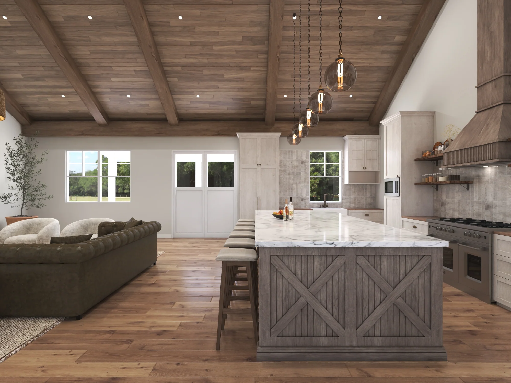 PL-64007 Brooke Barndominium House Plan - Image 4