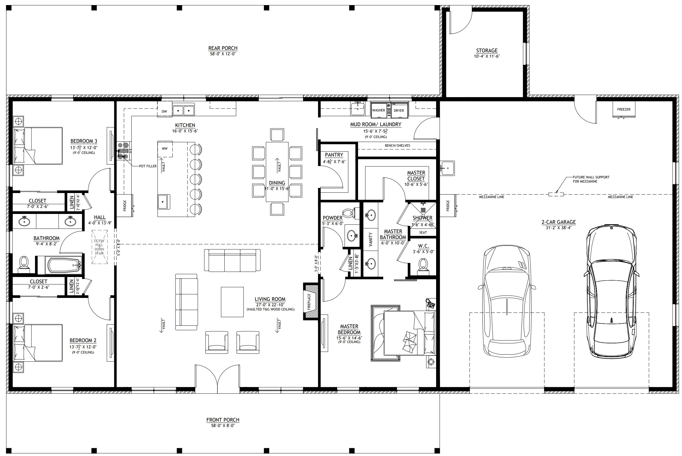 PL-64008 Andy Barndominium House Plan - Image 9