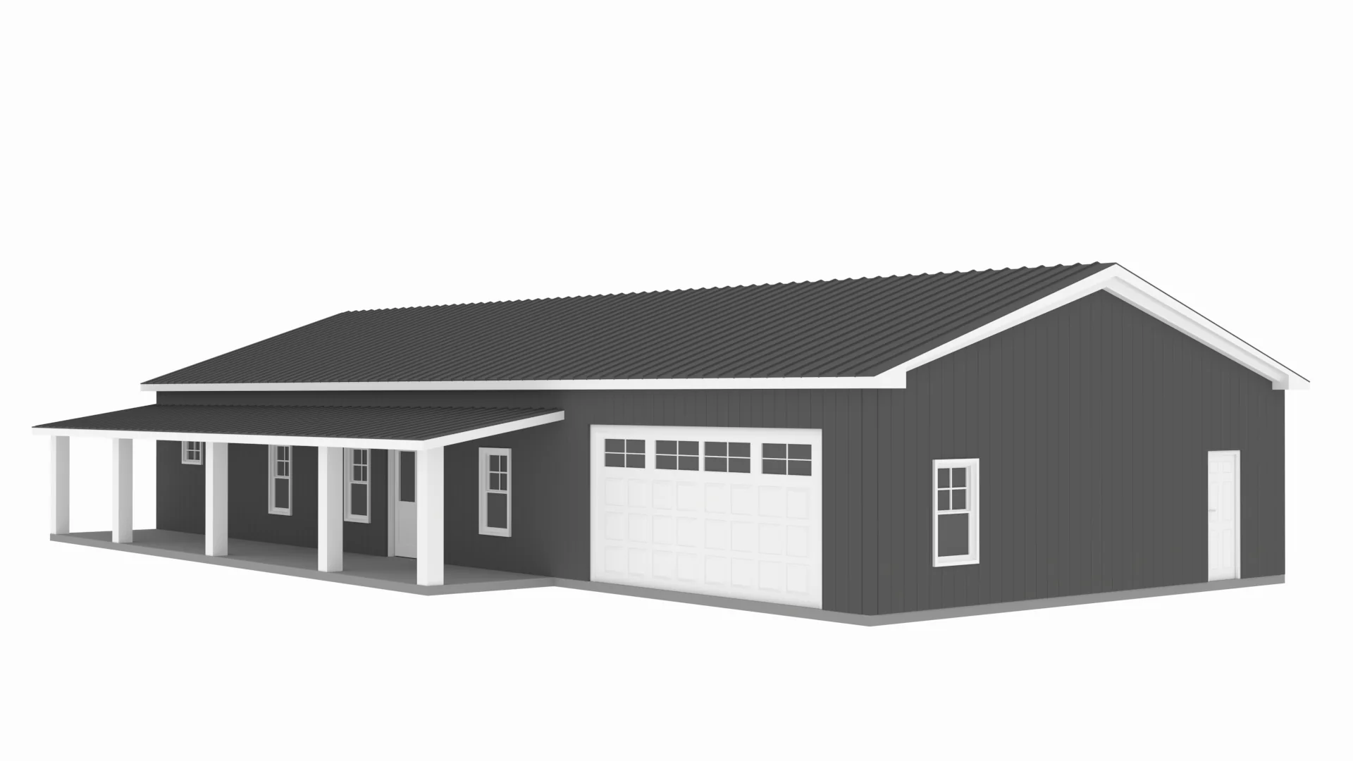 PL-64010 Westbury Barndominium House Plan - Image 6