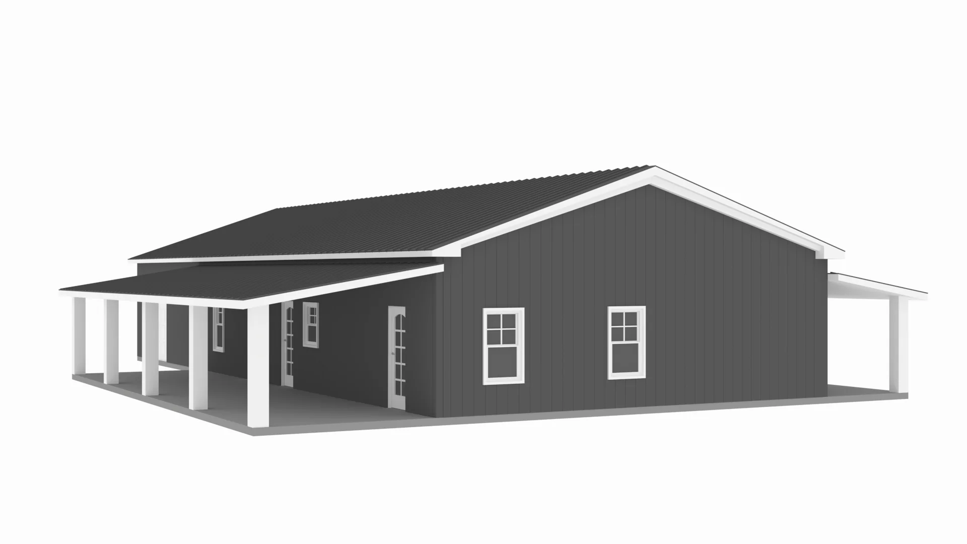 PL-64010 Westbury Barndominium House Plan - Image 8