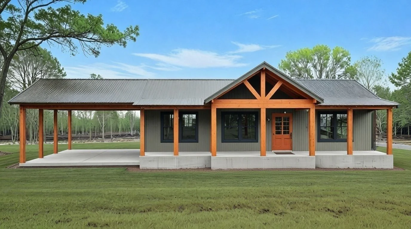 PL-64011 Silverwood Barndominium House Plan - Image 4