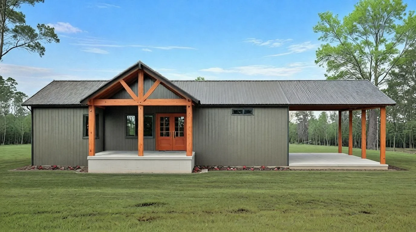PL-64011 Silverwood Barndominium House Plan - Image 6
