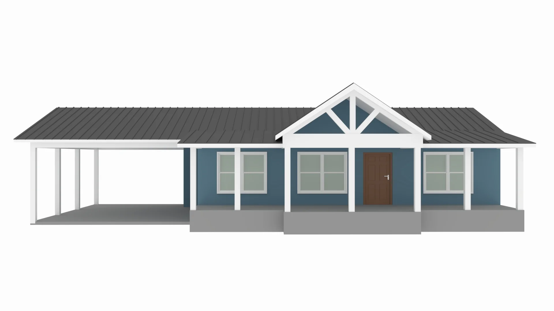 PL-64011 Silverwood Barndominium House Plan - Image 7