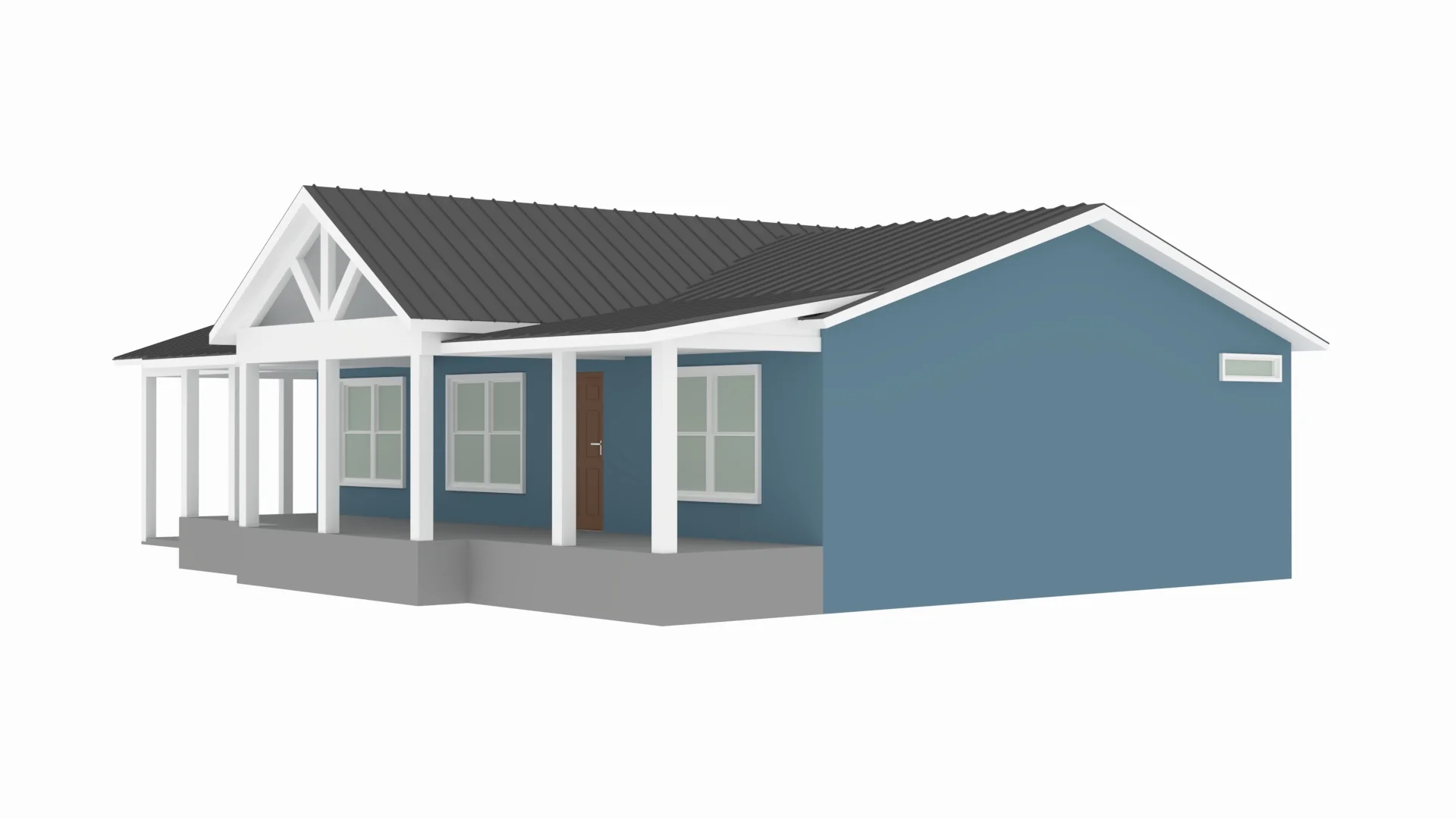 PL-64011 Silverwood Barndominium House Plan - Image 8