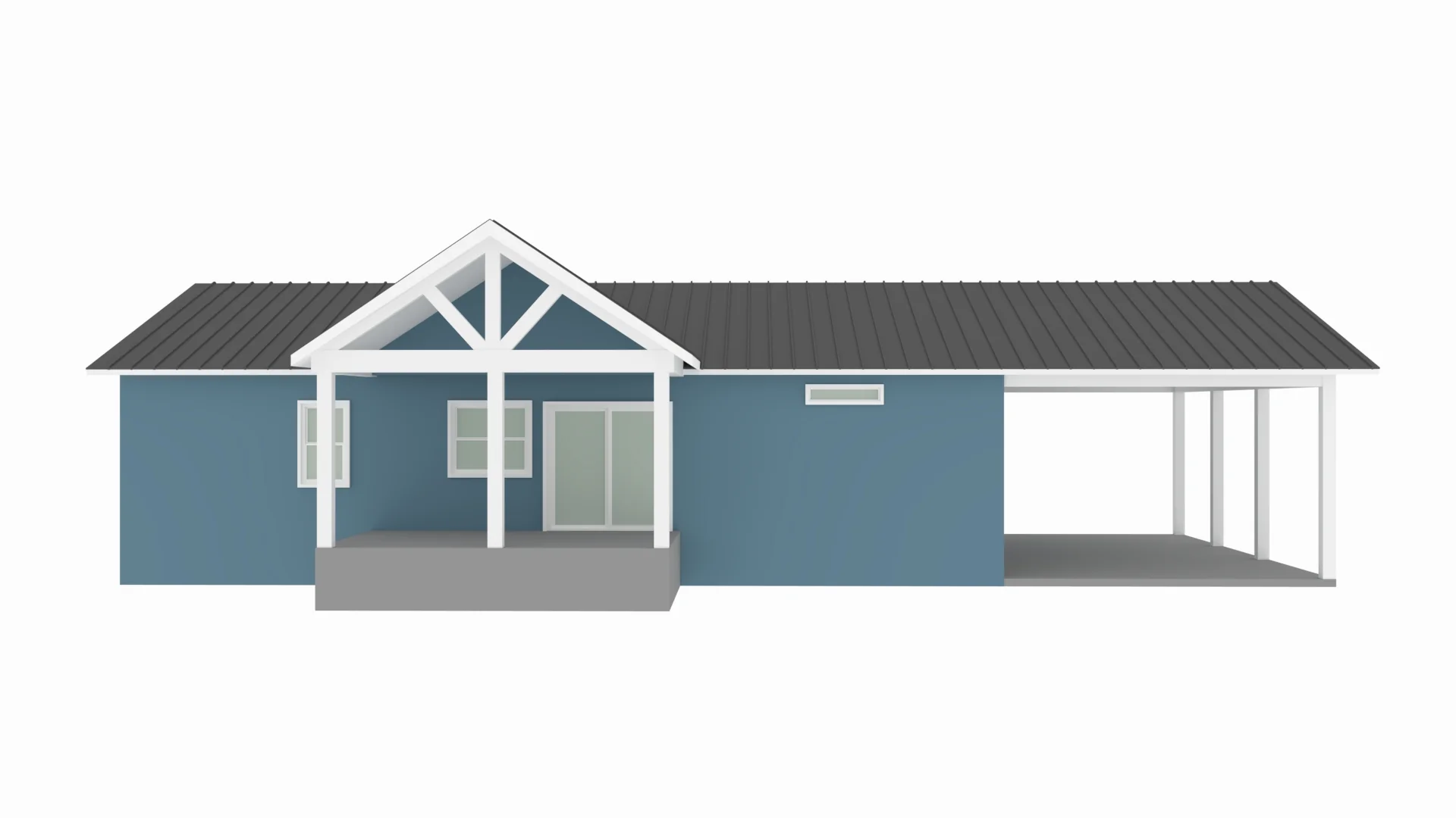 PL-64011 Silverwood Barndominium House Plan - Image 9