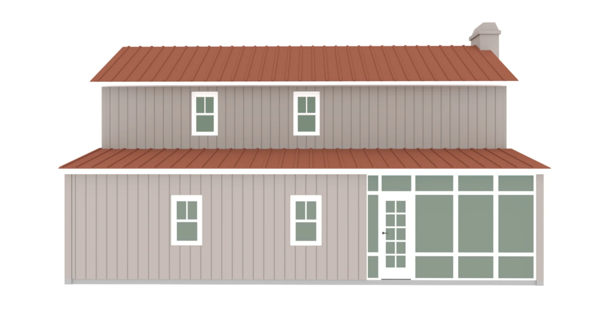 PL-64014 Cedar Barndominium House Plan - Image 11