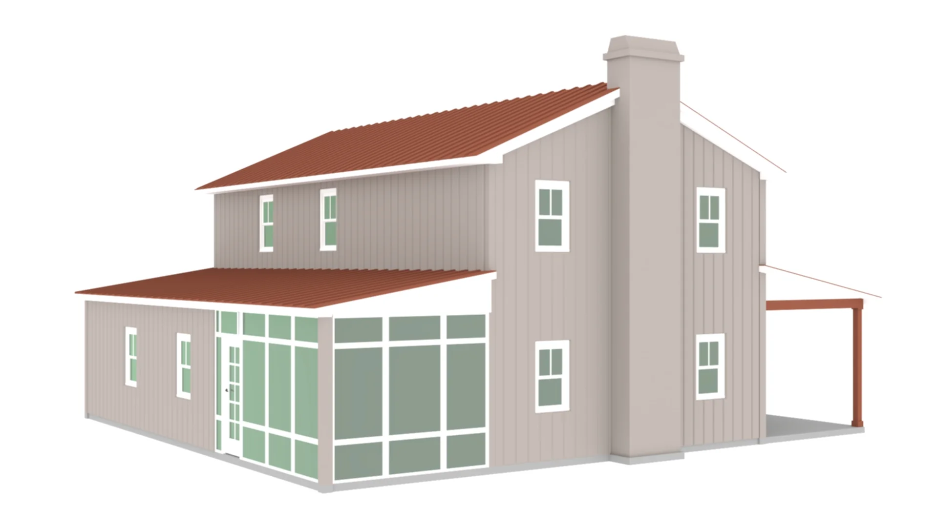 PL-64014 Cedar Barndominium House Plan - Image 12