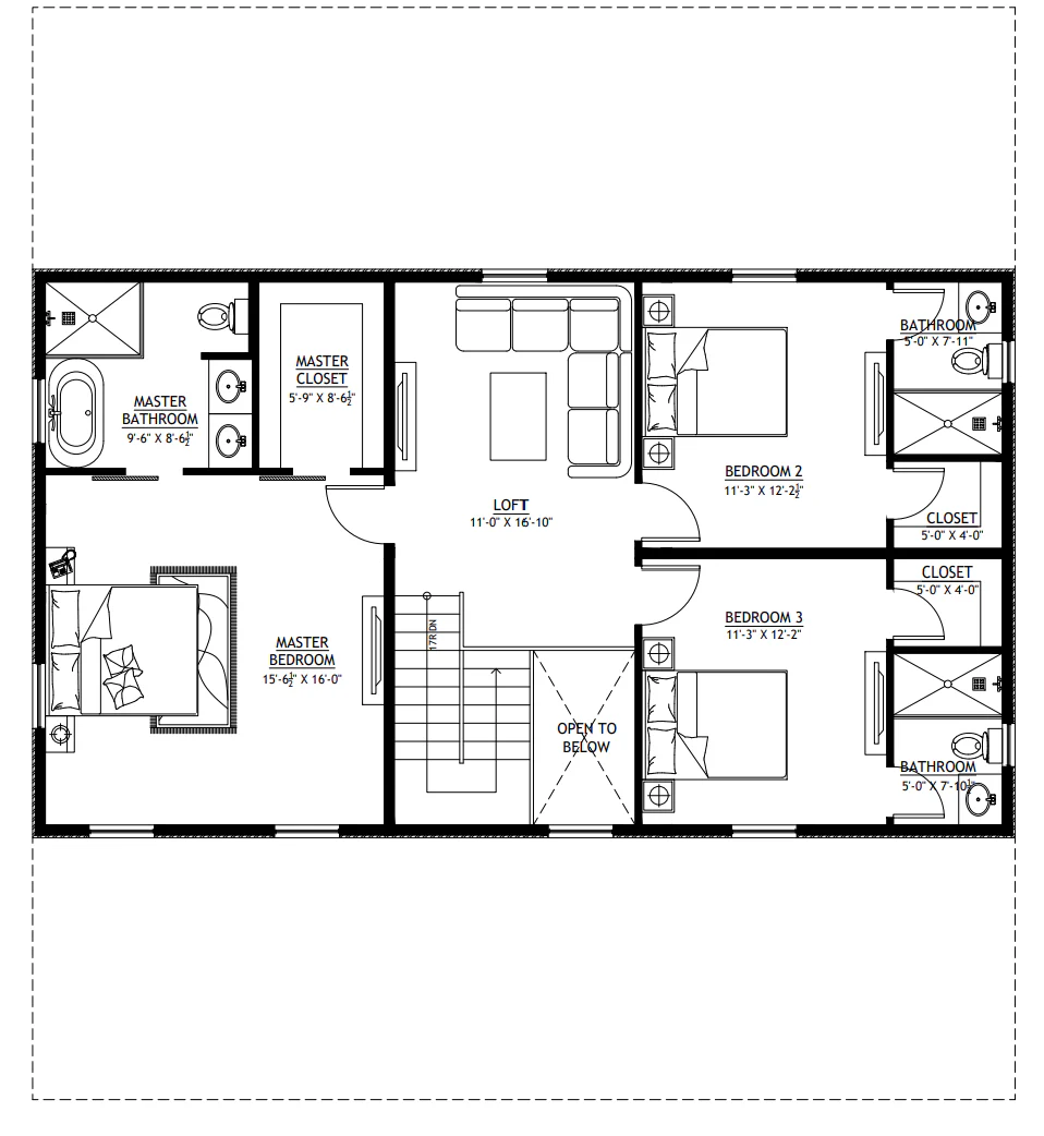 PL-64014 Cedar Barndominium House Plan - Image 14