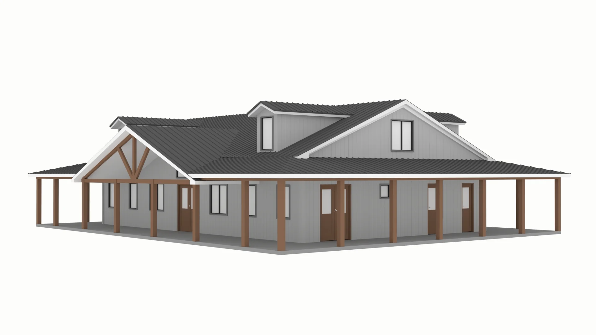 PL-64015 Sedona Barndominium House Plan - Image 8
