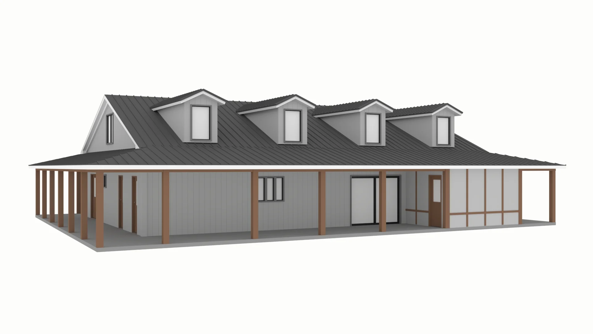 PL-64015 Sedona Barndominium House Plan - Image 9