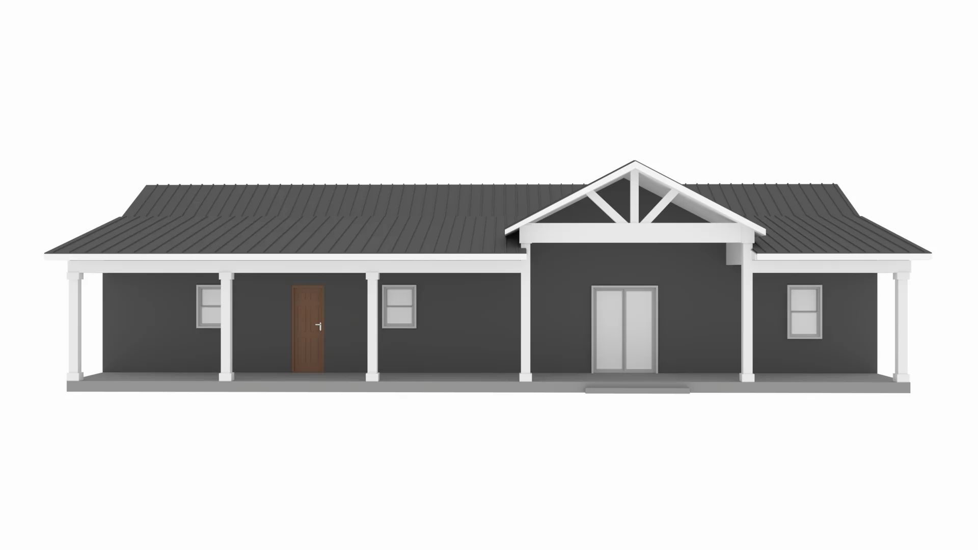 PL-64019 Mockingbird Barndominium House Plan - Image 7