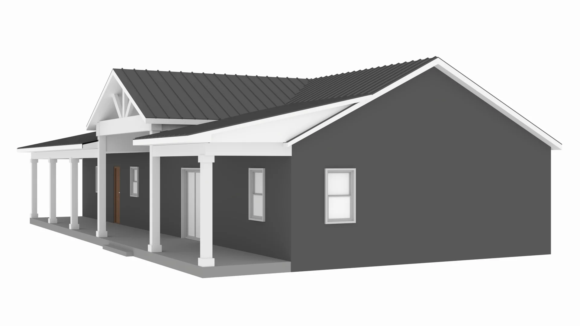 PL-64019 Mockingbird Barndominium House Plan - Image 8