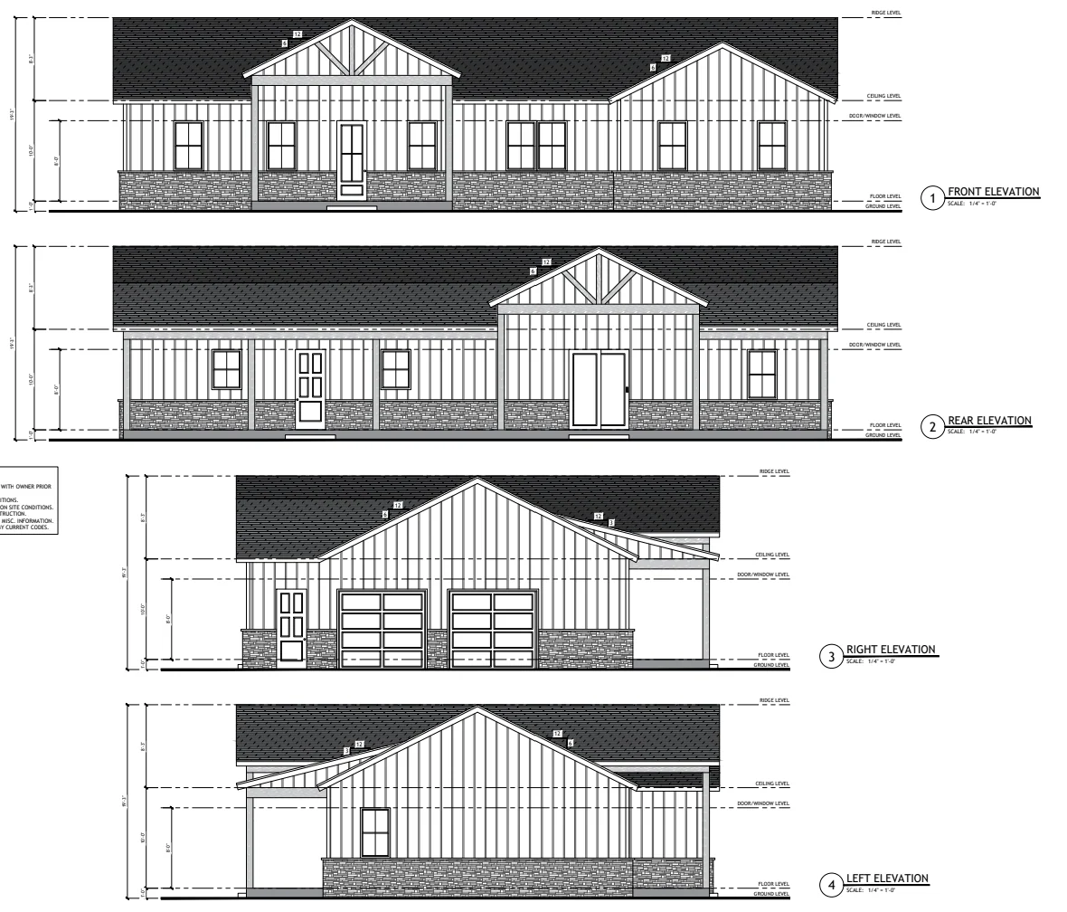PL-64019 Mockingbird Barndominium House Plan - Image 9