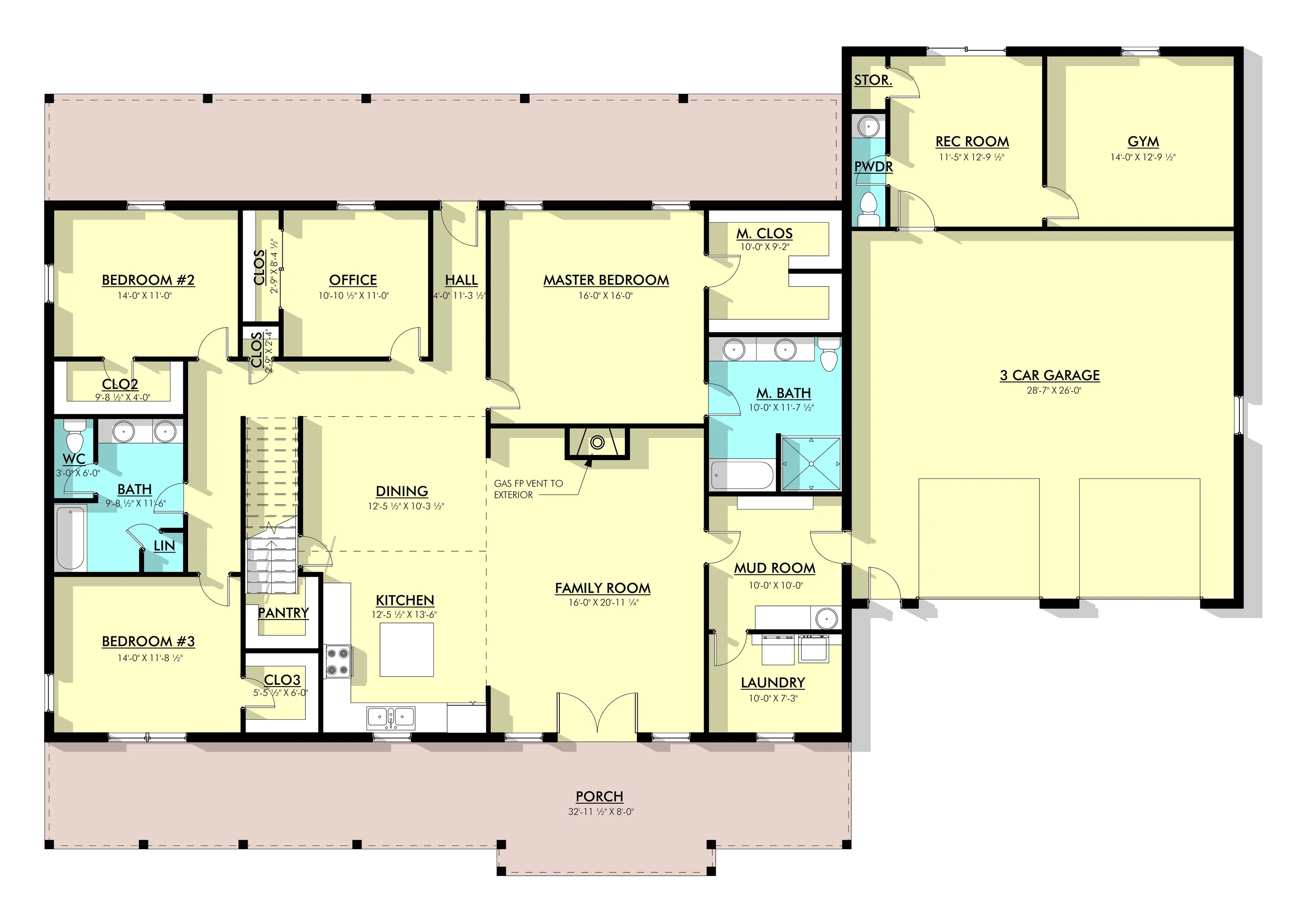 PL-64020 Nussfield Barndominium House Plan - Image 9