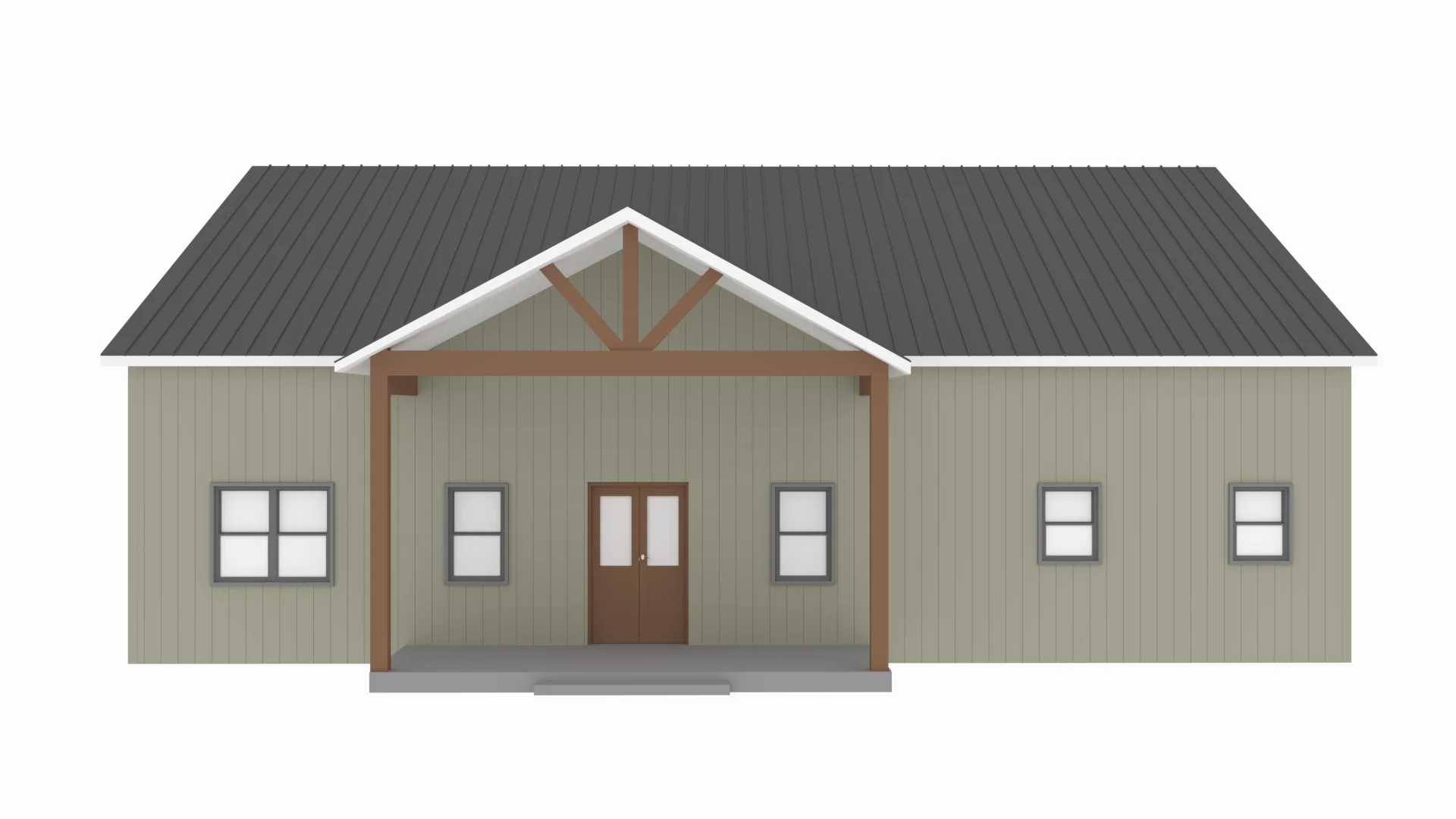 PL-64021 Damon Barndominium House Plan - Image 10