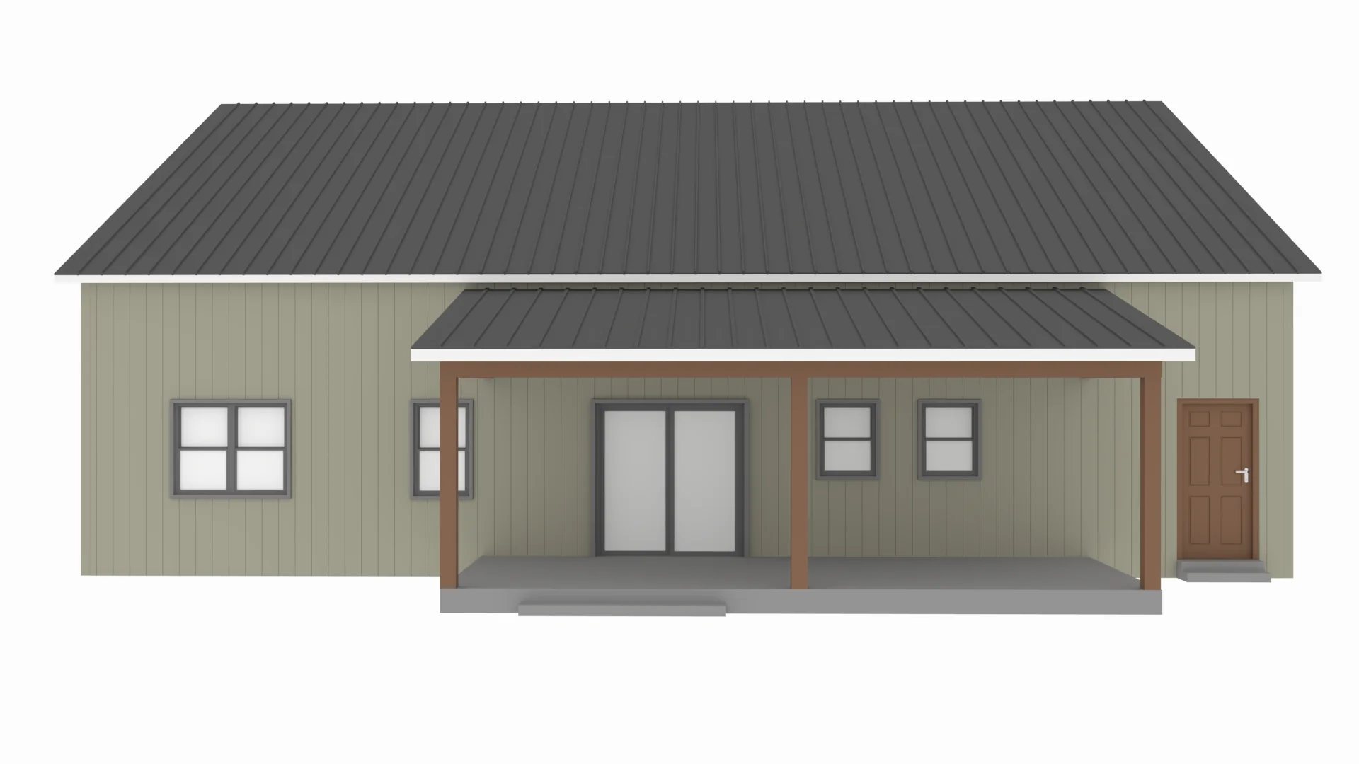 PL-64021 Damon Barndominium House Plan - Image 12
