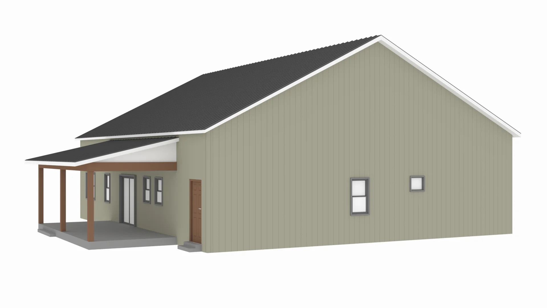 PL-64021 Damon Barndominium House Plan - Image 13